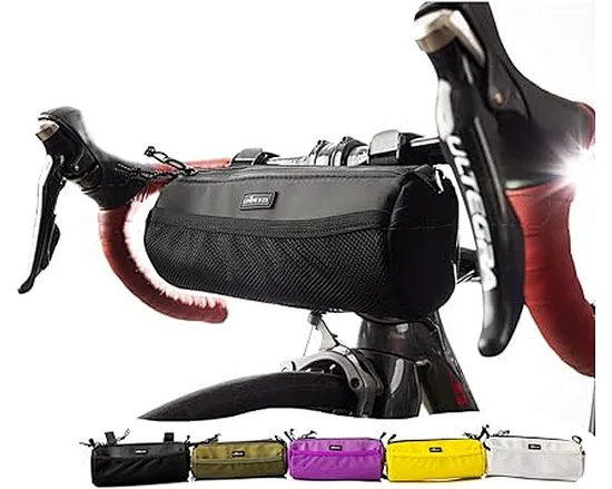 Crafted with polyester material, this bag offers convenient storage for your bike essentials, including your bike tools. It features multiple compartments and a water-resistant design to keep your belongings safe and dry.